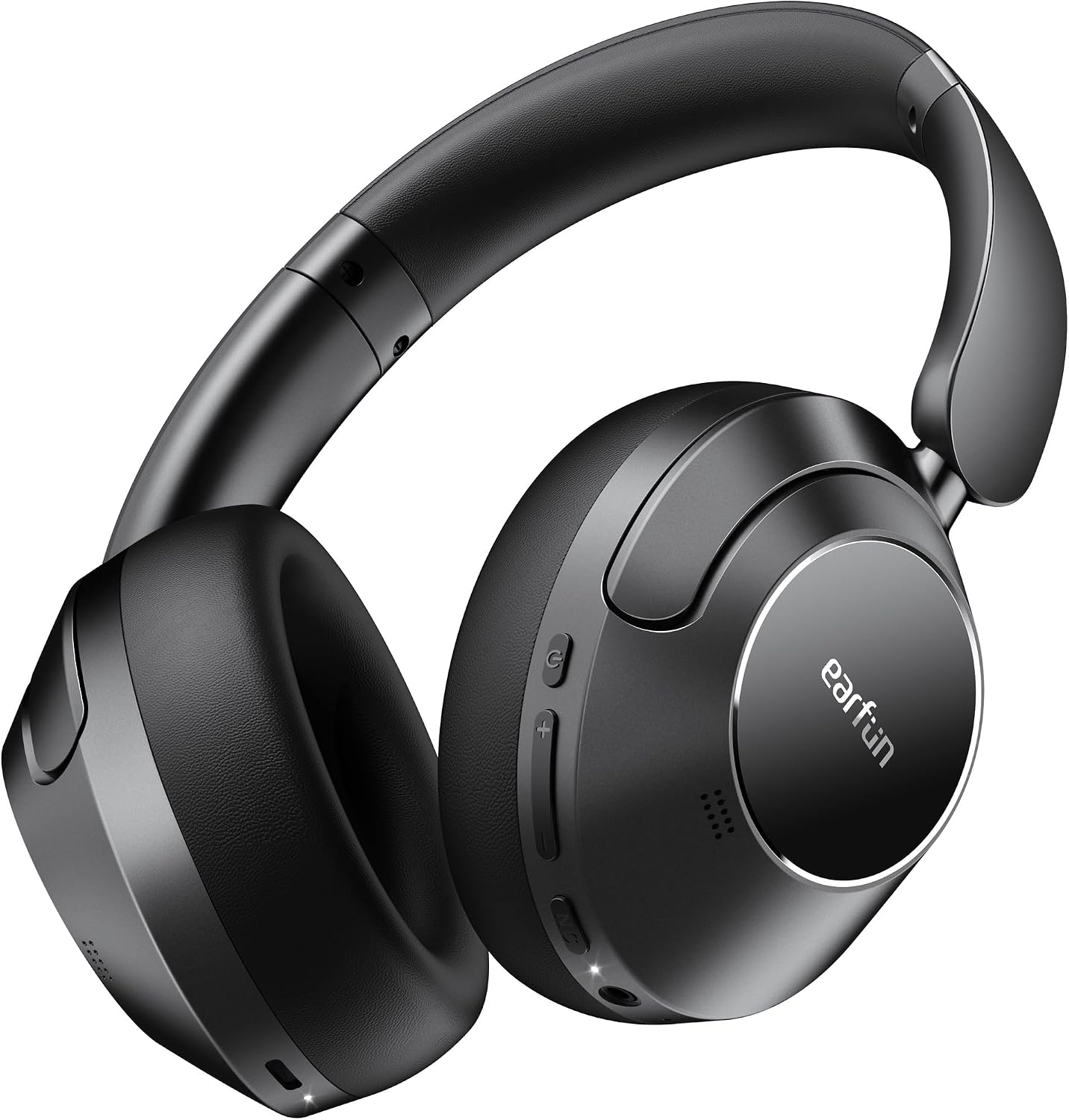 SB2 Trading Noise-Canceling Headset, Over-Ear ANC with Memory Foam Cushions, Black Wireless Bluetooth