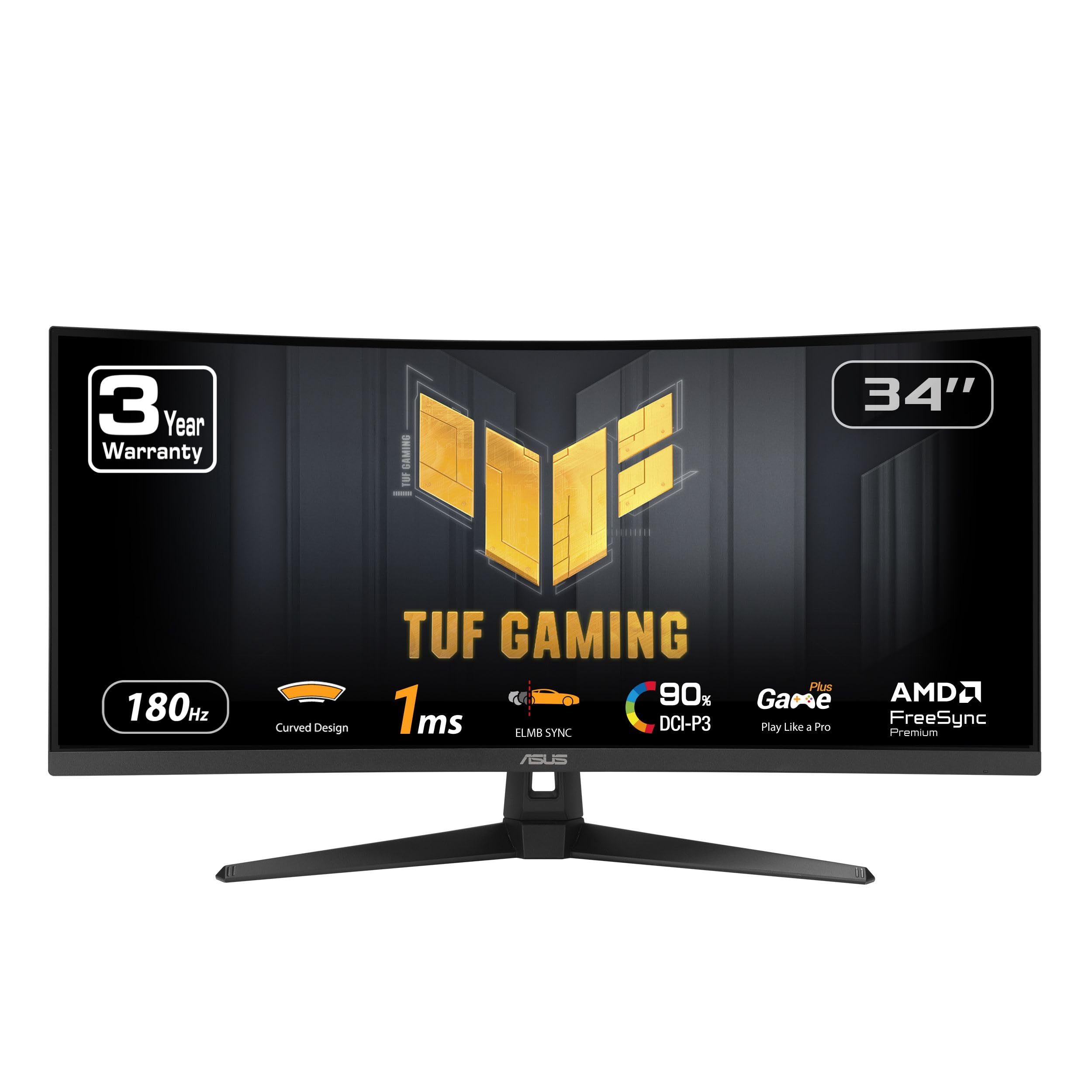 SB2 Trading Ultra-Wide Curved Monitor, Immersive Ultrawide Display, 34-Inch Matte Black Curved Screen